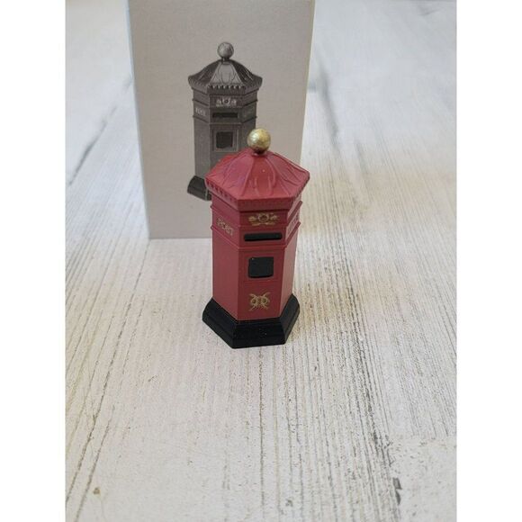 Dept 56 58050 English Post Box heritage village accessory xmas - Picture 2 of 5